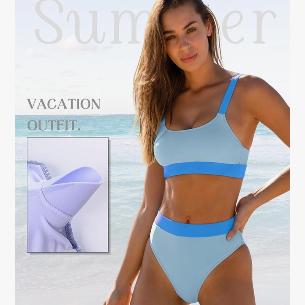 Azure Blue Bikini Set - Picture 4 of 5